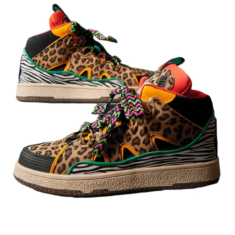 TEEK - Mens Mixed Patterned Sneakers SHOES theteekdotcom