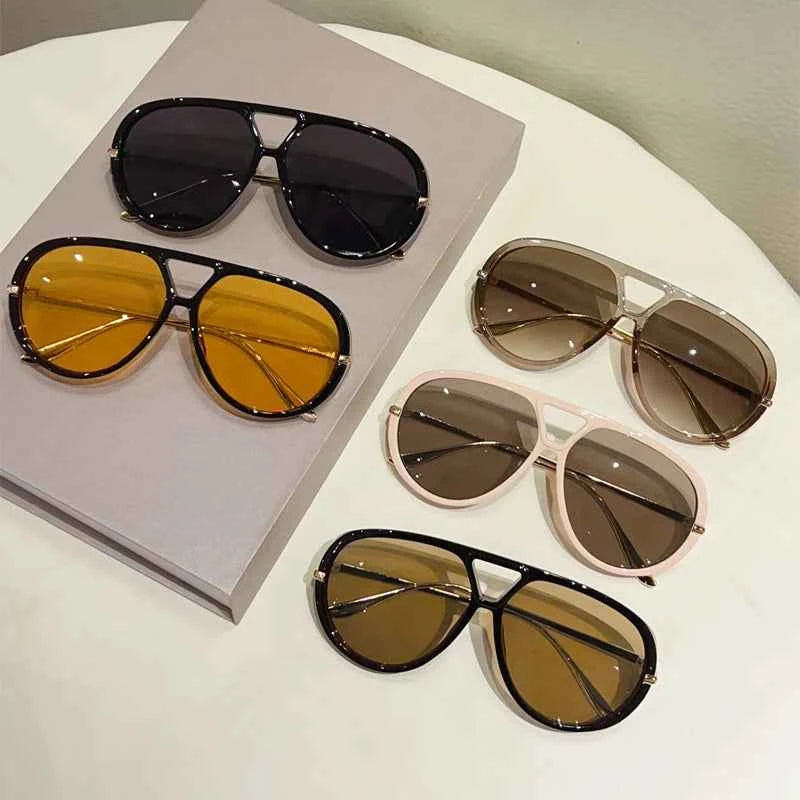 TEEK - Oversized Vintage Double Bridge Pilot Shades EYEGLASSES theteekdotcom