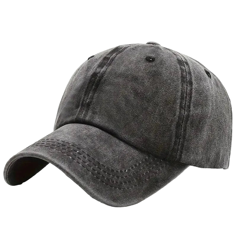 Men Women Unisex Baseball Cap Adjustable Solid Color Casual Hat Stretchy Fabric for Sports Secure Drawstring Closure Dad Hat TEEK Black