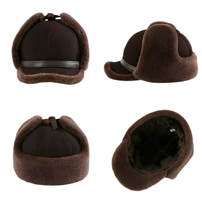 TEEK - Fur Wool Hat Winter Warm Ear Flap Hat HAT theteekdotcom