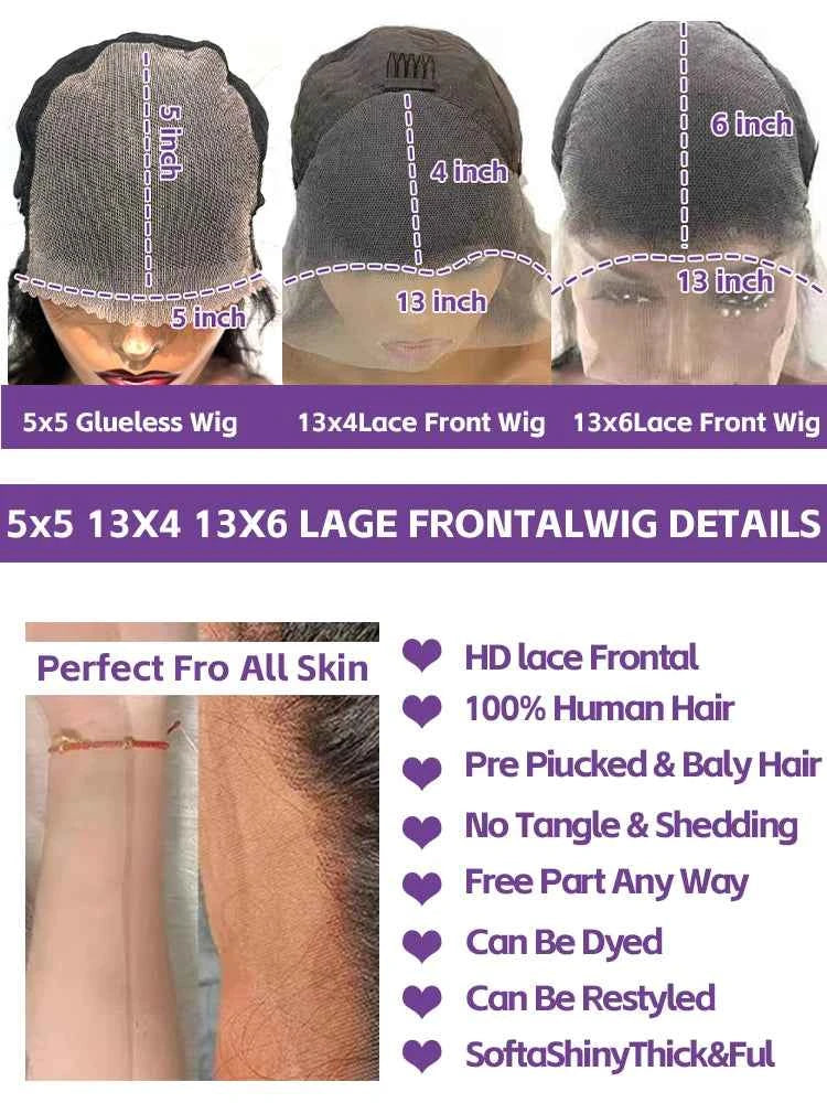 TEEK - Wear And Go Glueless Body Wave HD Lace Frontal Wig HAIR theteekdotcom