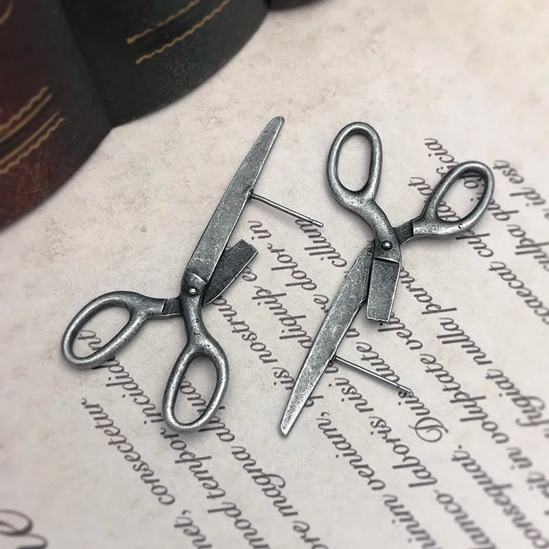 TEEK - Gothic Imitation Scissors & Horror Earrings JEWELRY theteekdotcom   