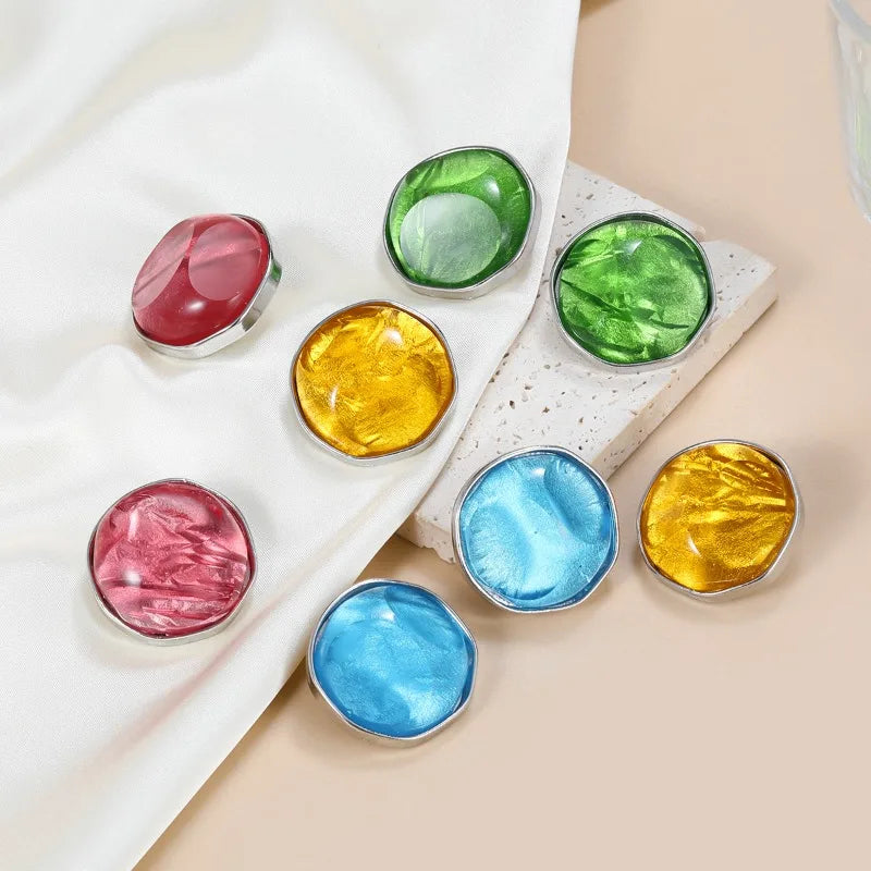 TEEK - Colored Melted Candy Earrings JEWELRY theteekdotcom   