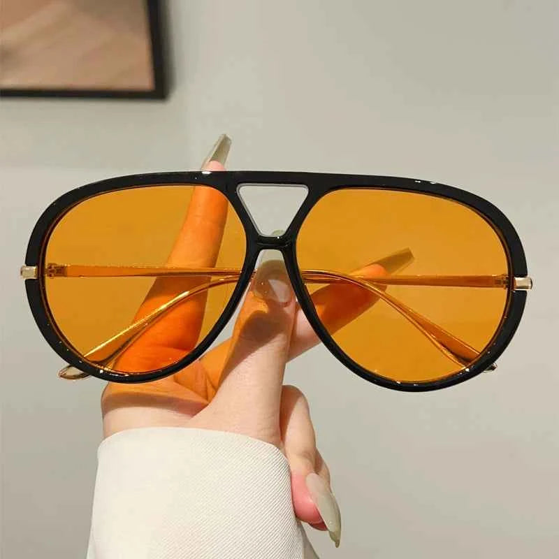 TEEK - Oversized Vintage Double Bridge Pilot Shades EYEGLASSES theteekdotcom