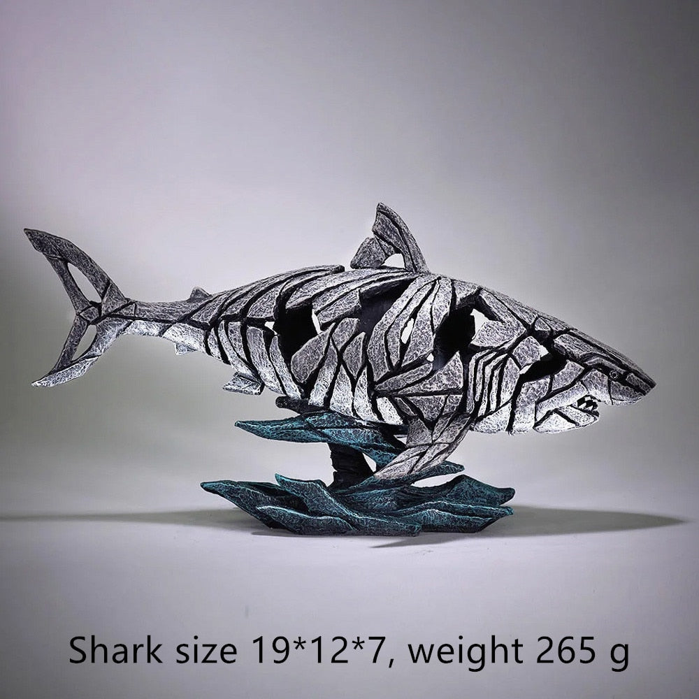 TEEK - Animal Sculpture Bust HOME DECOR theteekdotcom Shark  