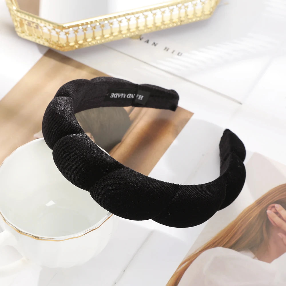 TEEK - Large Wide Velvet Twist Headband HAIR CARE theteekdotcom Small-A  