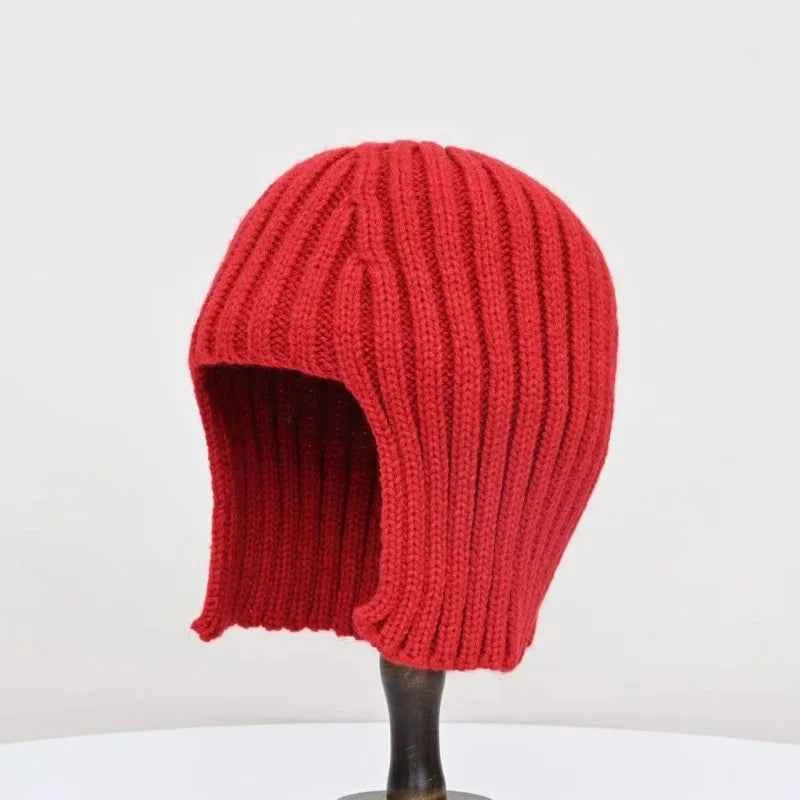 TEEK - Solid Color Knitted Bob Overhead Cap