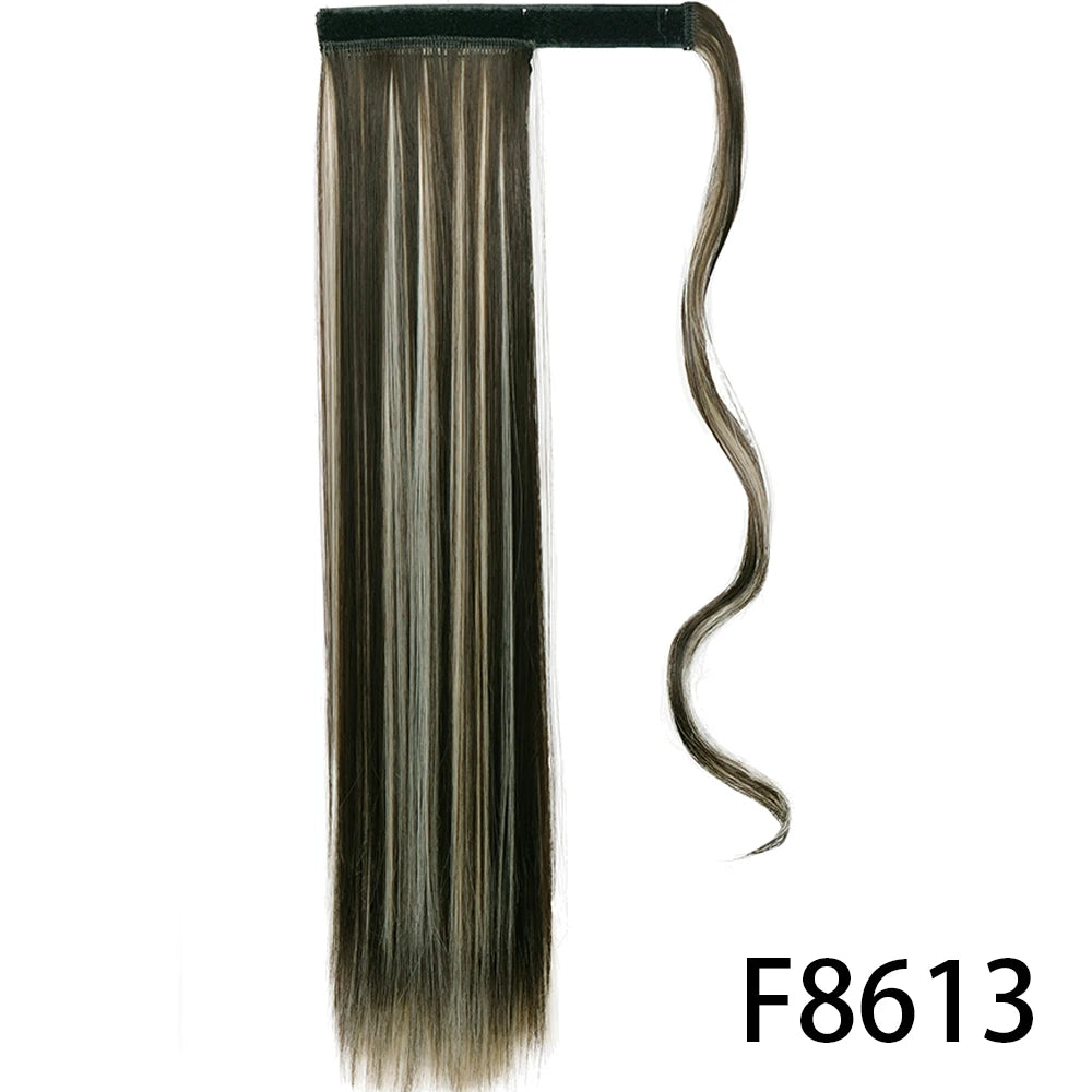 TEEK - Synthetic Long Tie Ponytail Extension
