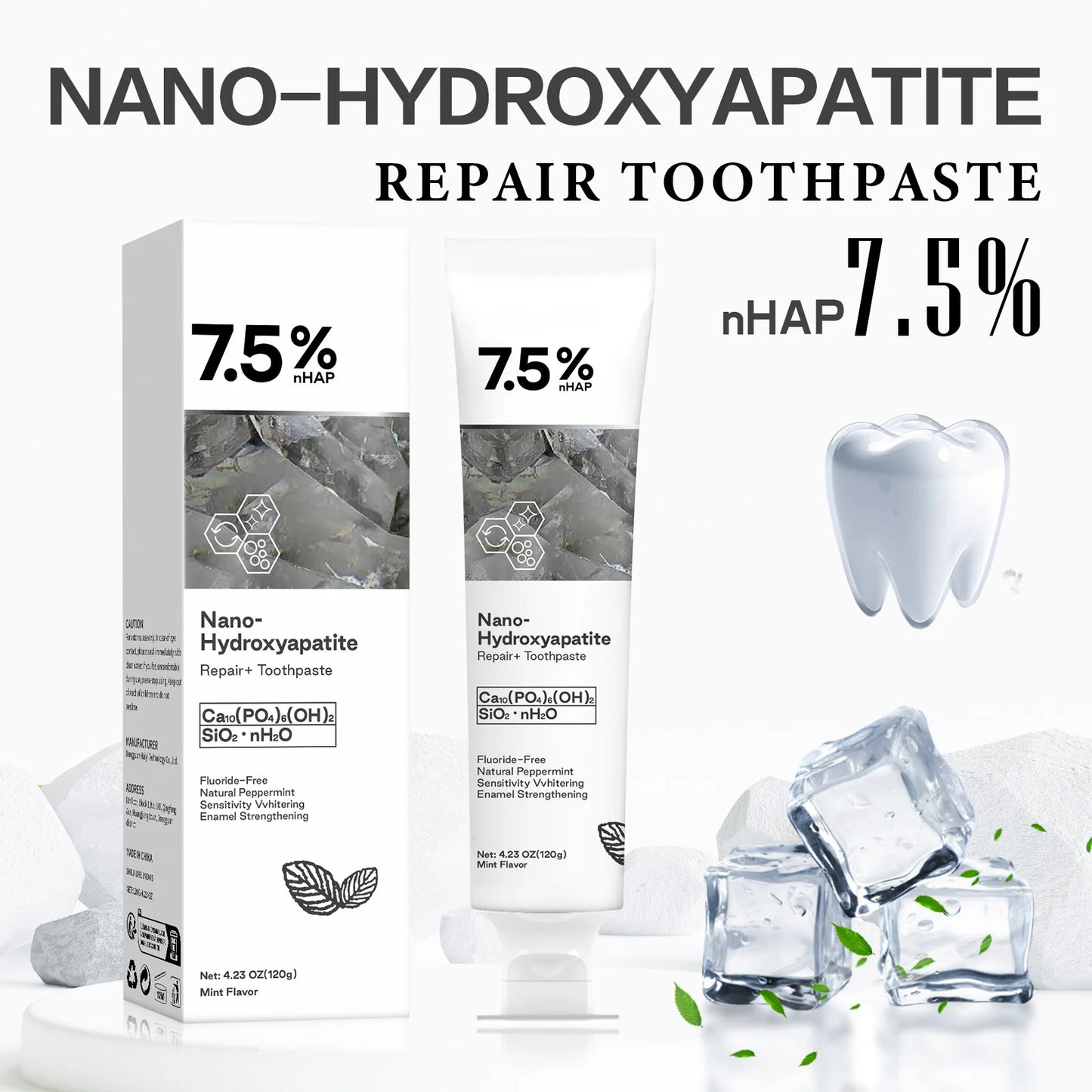 TEEK - 120g Nano Hydroxyapatite Toothpaste SKINCARE theteekdotcom