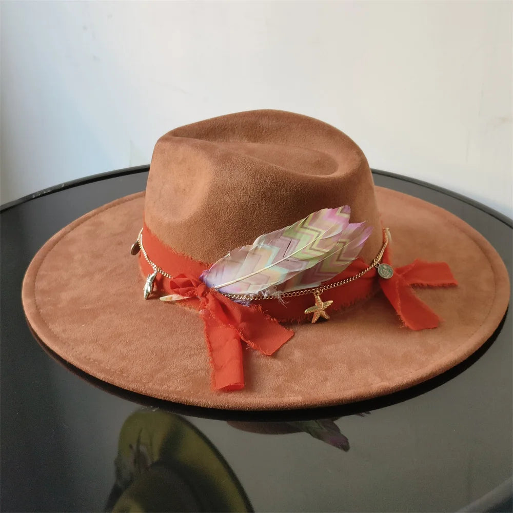 TEEK - Retro Suede Fedora Hat HAT theteekdotcom 12 56-58cm/22.4-22.8in 