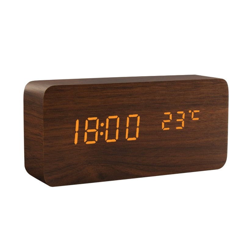 TEEK - Alarm Clock LED Wooden Table Clocks HOME DECOR theteekdotcom 8  