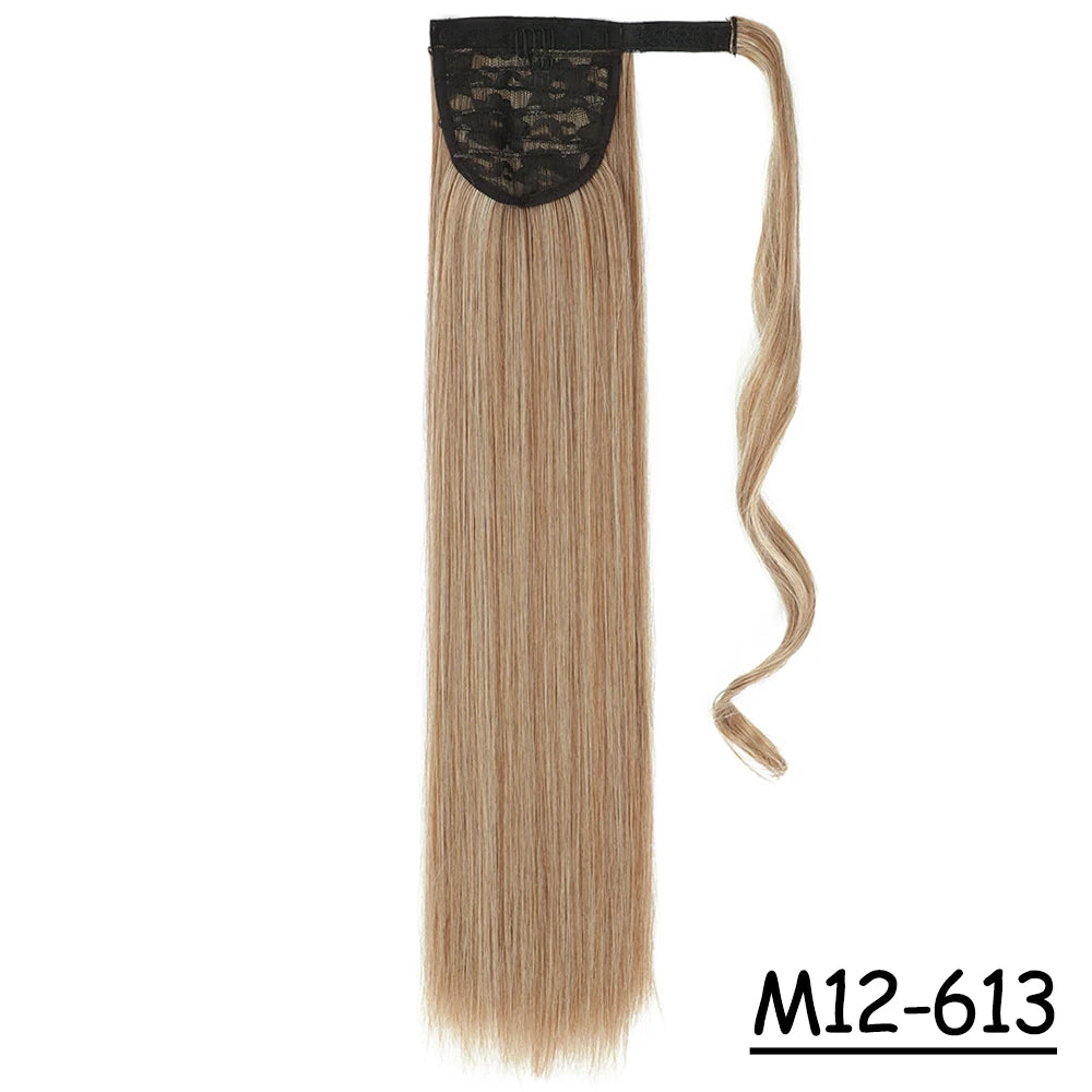 TEEK - Synthetic Long Tie Ponytail Extension HAIR theteekdotcom