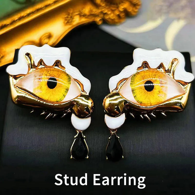 TEEK - Meaning Eye Vintage Exaggeration Jewelry JEWELRY theteekdotcom Earrings  