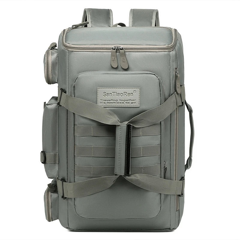 TEEK - Large Capacity Separation Shoulder Backpack BAG theteekdotcom Gray