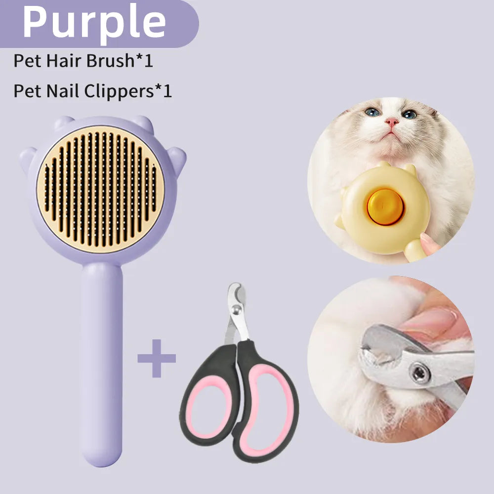TEEK - Pet Grooming Needle Brush PET SUPPLIES theteekdotcom Purple Set  