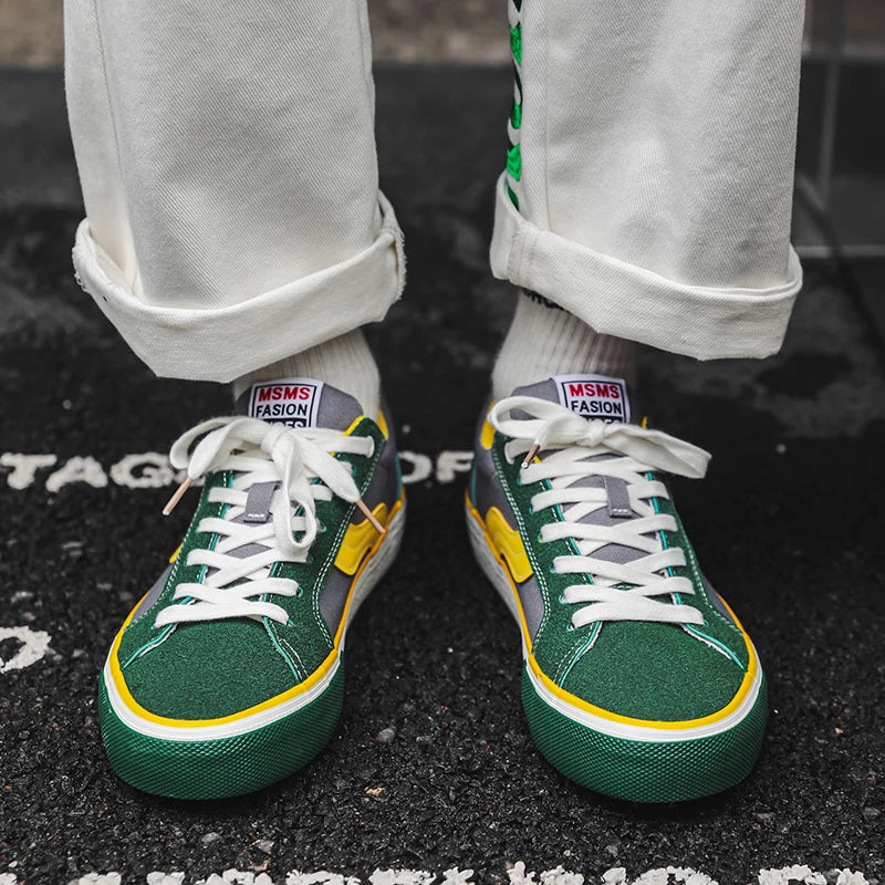 TEEK - Mixed Color Skateboard Sneaker SHOES theteekdotcom   