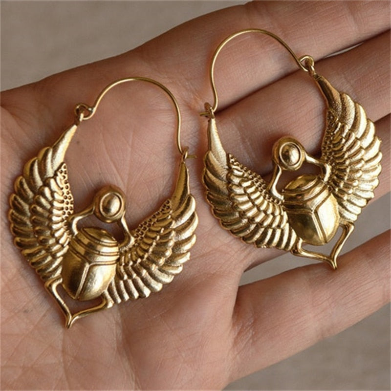 TEEK - Variety of  Vintage Egyptian Inspired Earrings JEWELRY theteekdotcom Gold  
