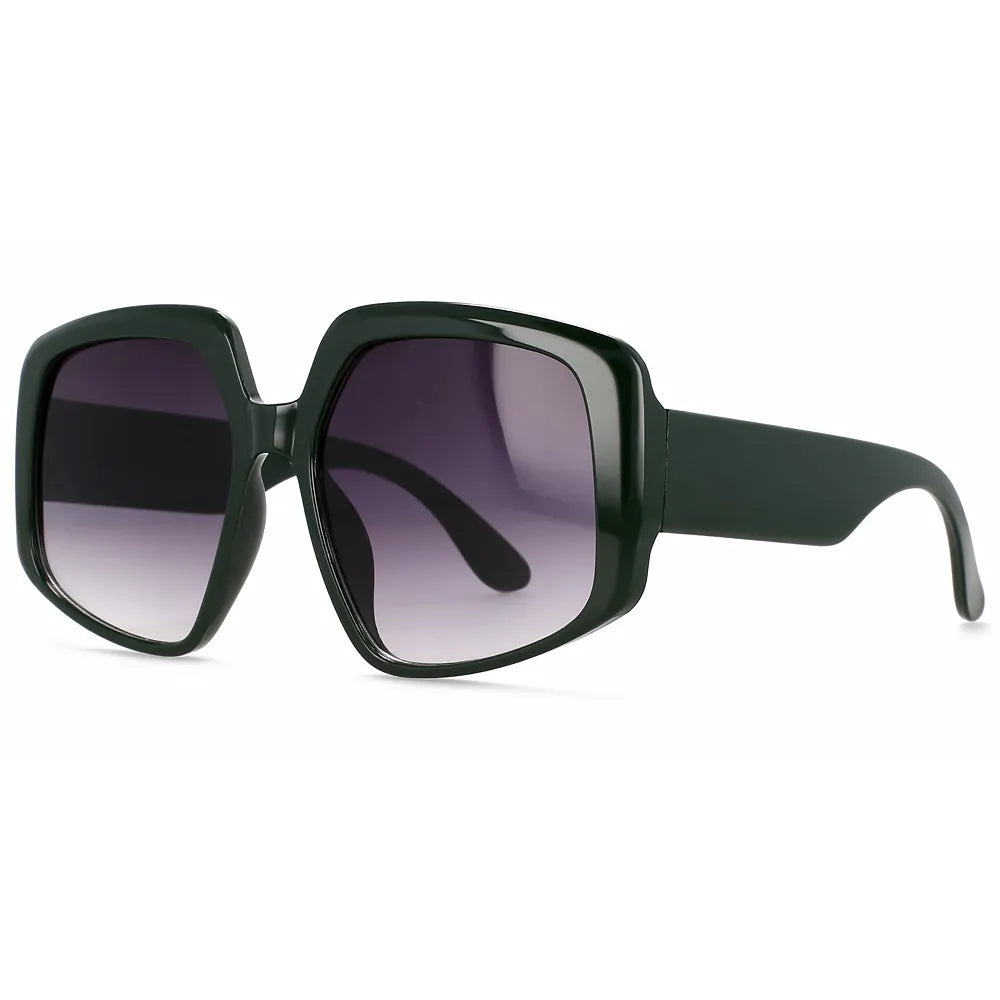 TEEK - Oversized Options Sunglasses EYEGLASSES theteekdotcom C3GreenGrey  