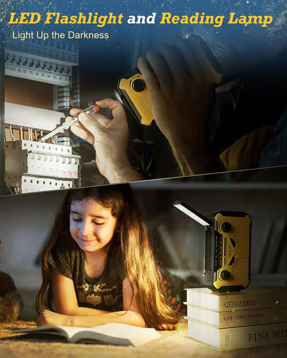 TEEK - Emergency Solar Hand Crank Torch Emergency AM/FM Portable Radio LAMP theteek.com