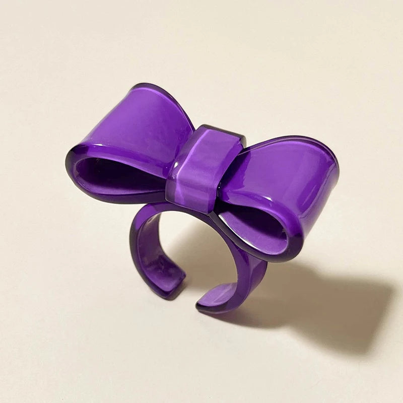 TEEK - Big Open Bow-Knot Adjustble Ring JEWELRY theteekdotcom KRM169-12 SIZE 8 