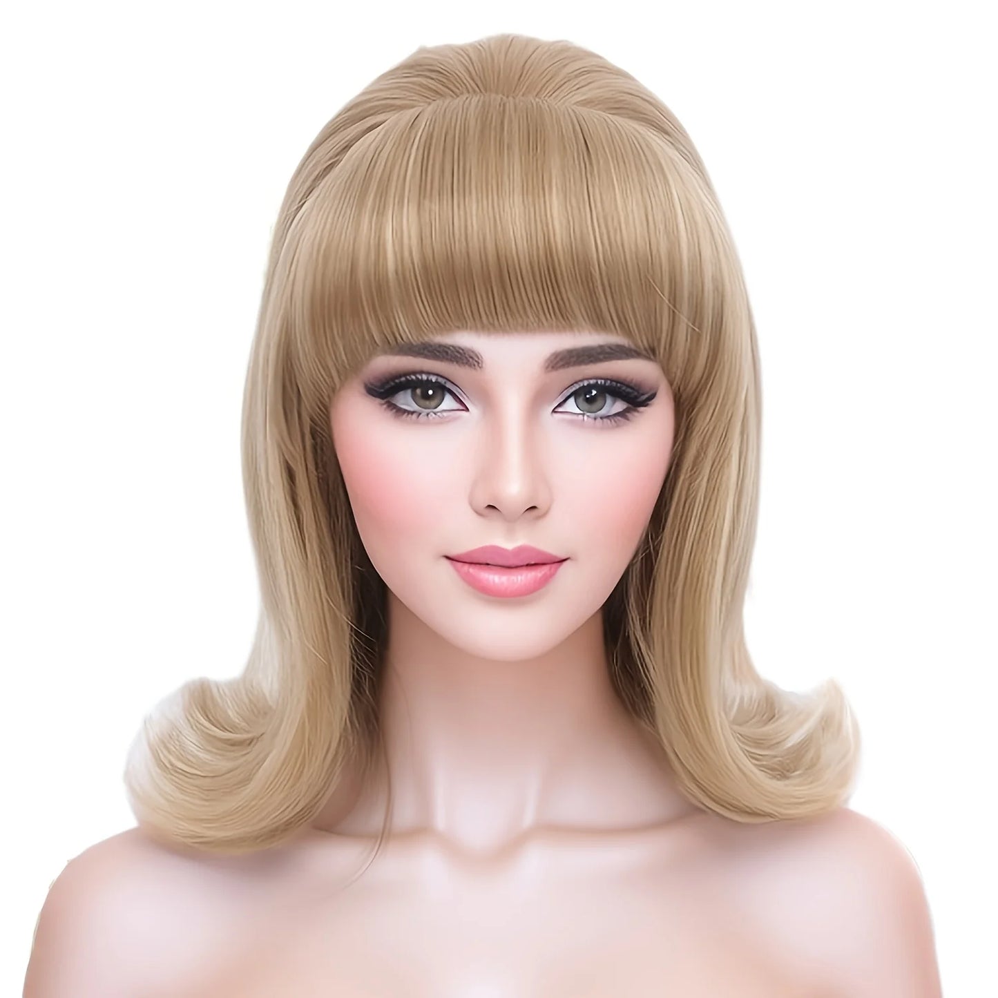 TEEK - 15inch 1960s Synthetic Hair Wig HAIR theteekdotcom 24HT0915  