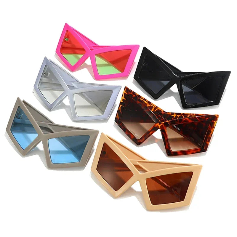 TEEK - Oversized Pop Era Cat Eye Sunglasses EYEGLASSES theteekdotcom   