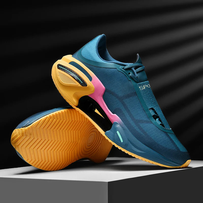 TEEK - Leather Durable Active Mens Sneakers SHOES theteekdotcom blue 6