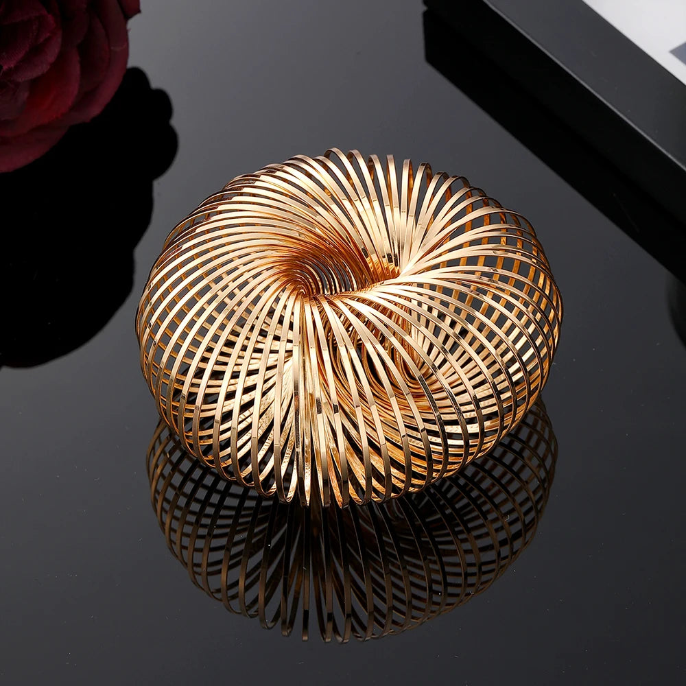 TEEK - Decompression Spring Bracelet JEWELRY theteekdotcom Gold