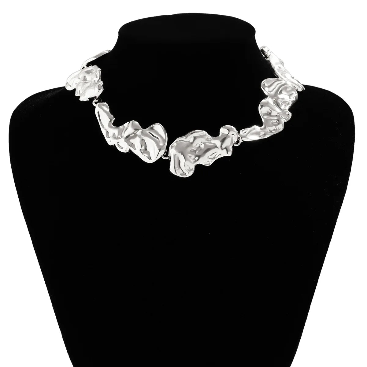TEEK - Liquid Pleated Irregular Lava Jewelry JEWELRY theteekdotcom necklace-s  