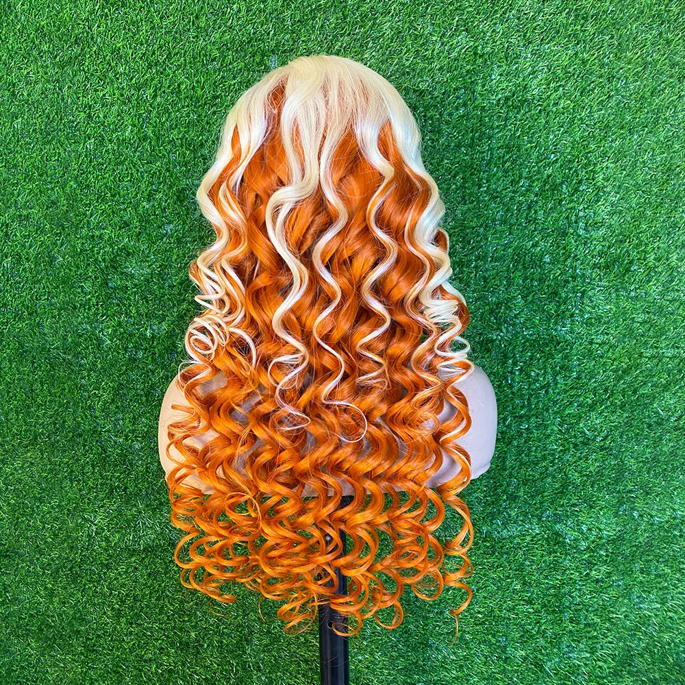 TEEK - Ginger Gem Transparent Lace Front 613 Wig HAIR theteekdotcom   