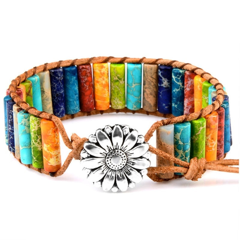 TEEK - Multicolor Natural Gypsy Adjustable Bracelet JEWELRY theteekdotcom 4  