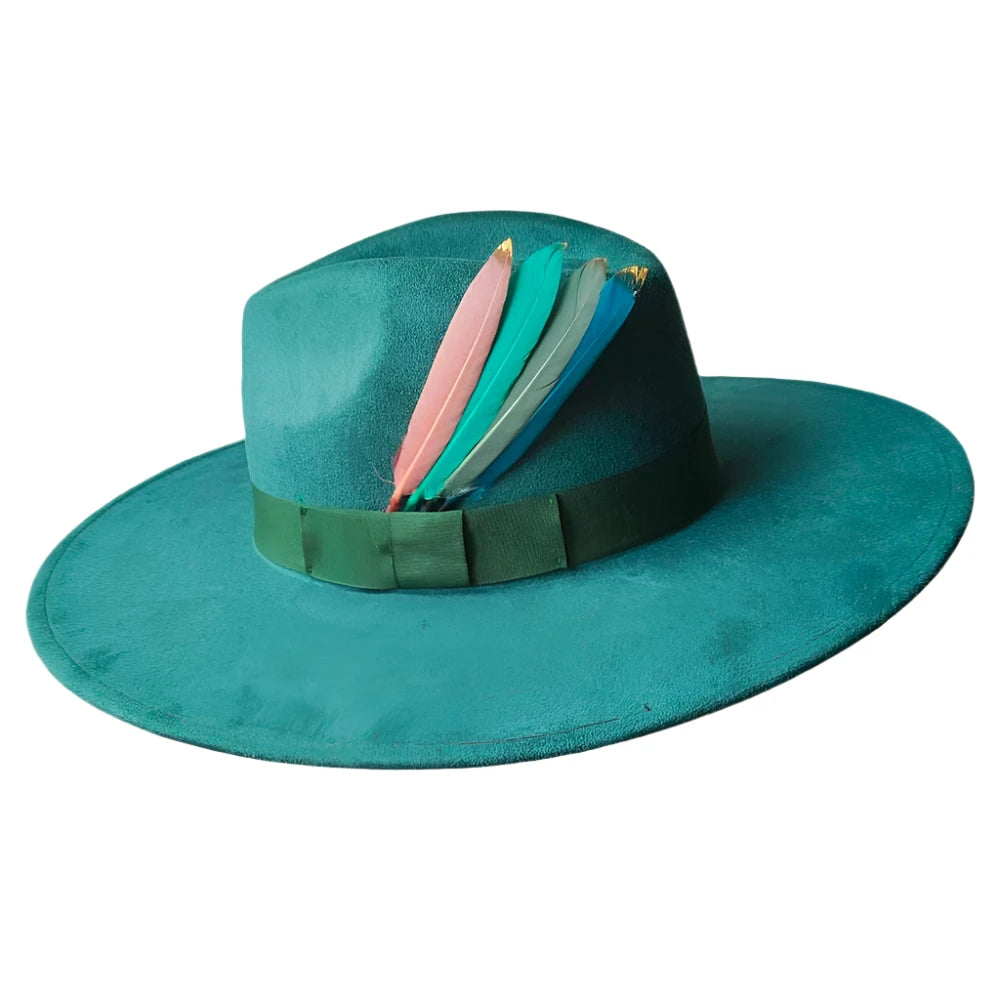 TEEK - Retro Suede Fedora Hat HAT theteekdotcom 2 56-58cm/22.4-22.8in 