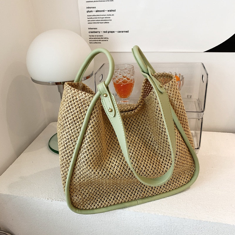 TEEK - Shop Girl Summer Tote Handbag BAG theteekdotcom Green  