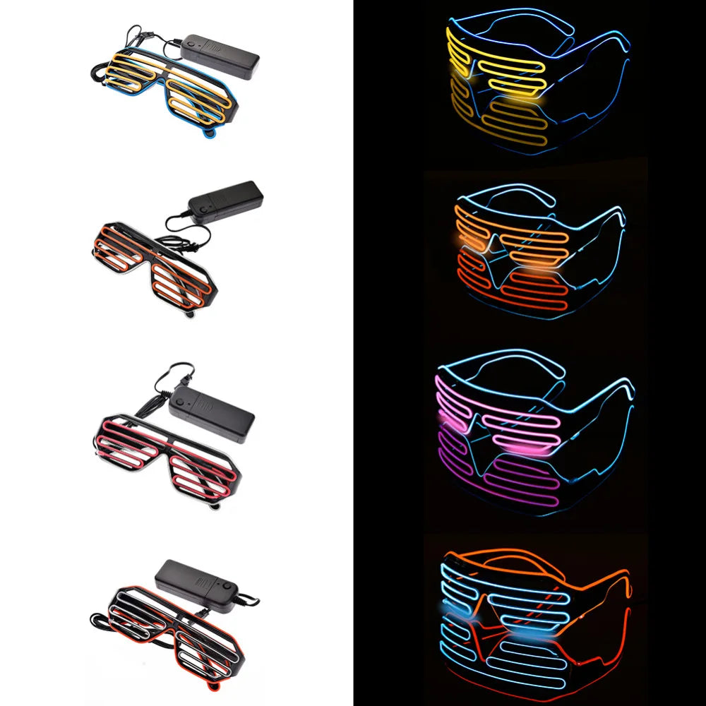 TEEK - LED Luminous Glowing Neon Glasses EYEGLASSES theteekdotcom   