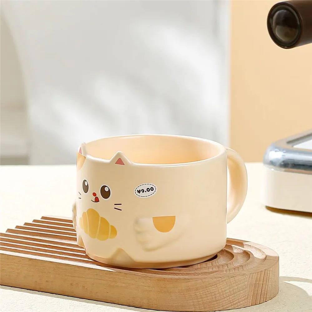 TEEK - Ceramic Cat Ears Stackable Mugs HOME DECOR theteekdotcom C  