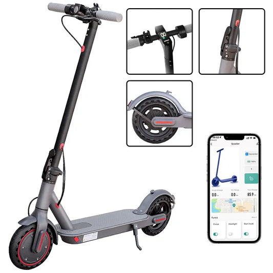 TEEK - 350W 19mph APP Folding Smart Electric Scooter TRANSPORTATION theteekdotcom