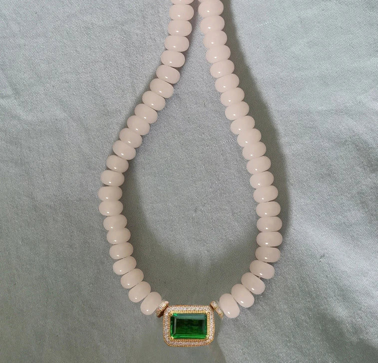TEEK - Pendant Thick Rope Choker Necklace JEWELRY theteekdotcom necklace  