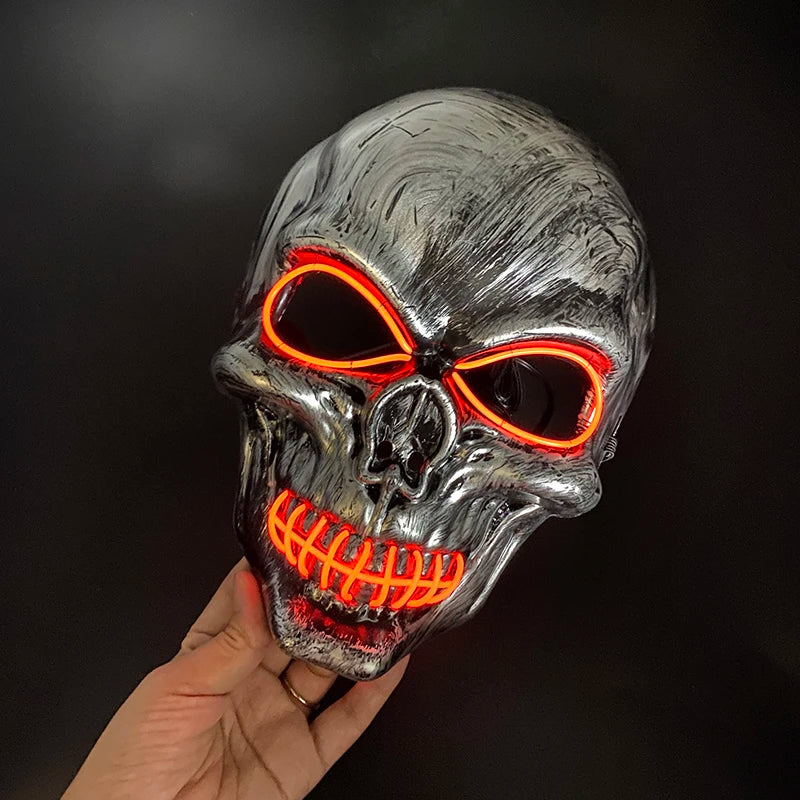 TEEK - Skull Head Luminous Mask COSTUME theteekdotcom