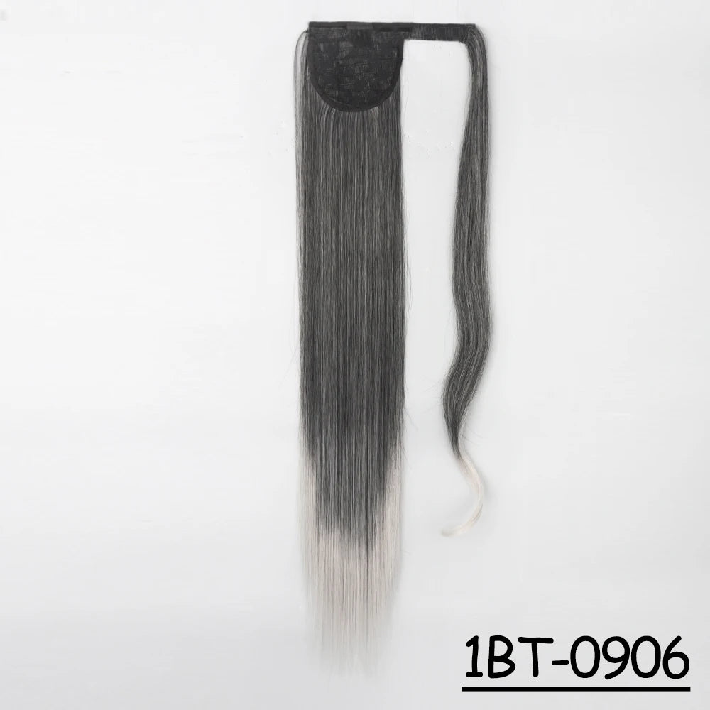 TEEK - Synthetic Long Tie Ponytail Extension HAIR theteekdotcom 1BT-0906 22INCHES