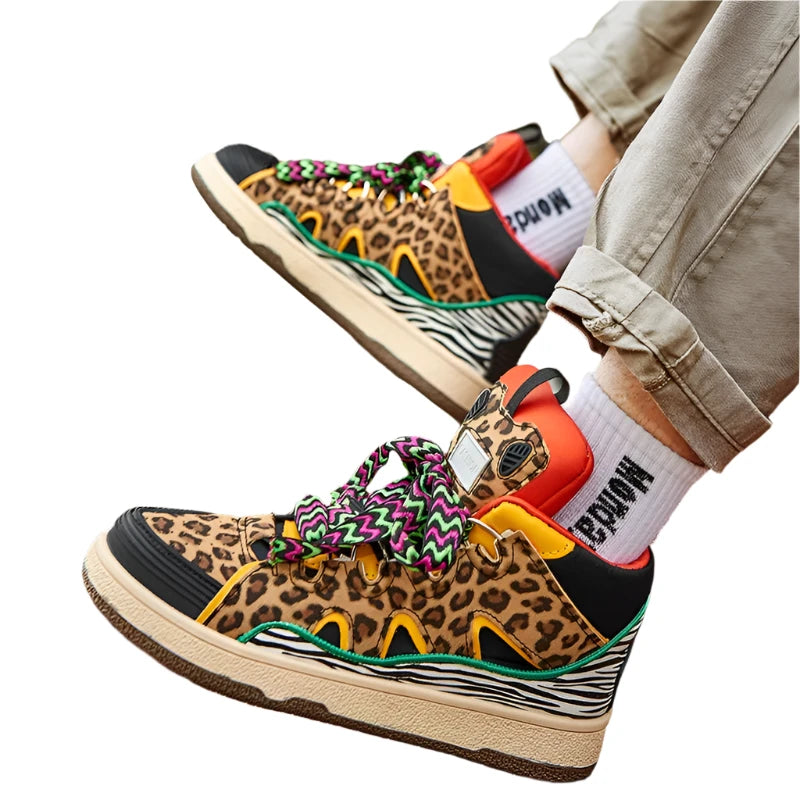 TEEK - Mens Mixed Patterned Sneakers SHOES theteekdotcom