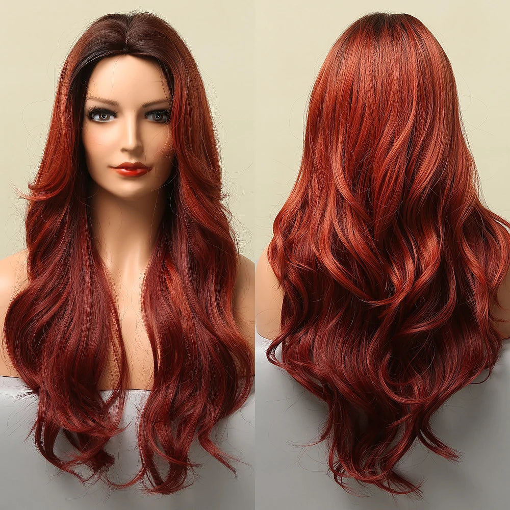 TEEK - Long Wavy Synthetic Hair Wigs HAIR theteekdotcom LC5221-1  