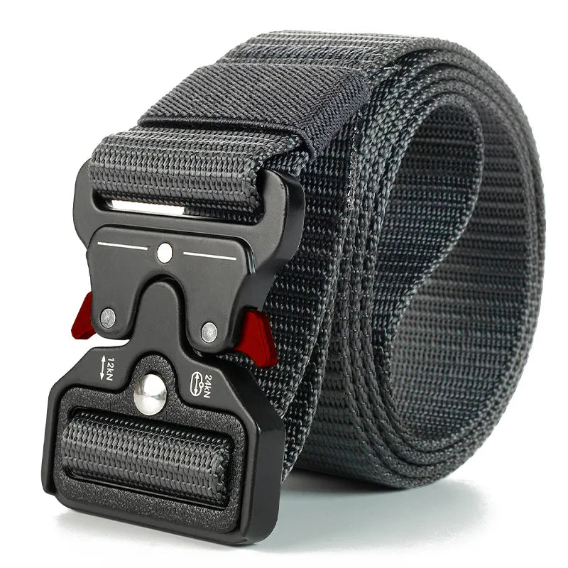 TEEK - Tactical Quick Release Belt BELT theteekdotcom ZV01 red  black gray 125cm 