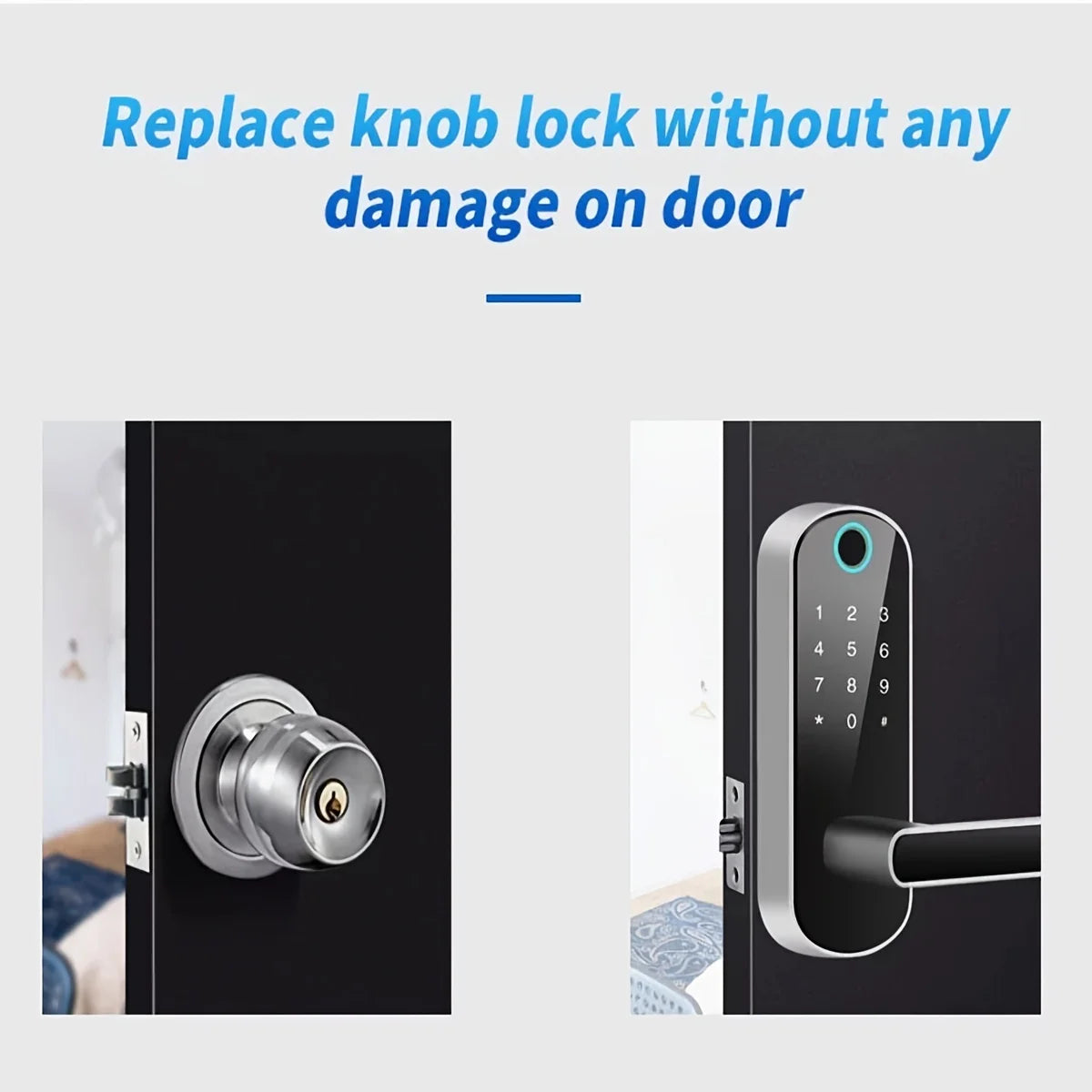 TEEK - Smart Fingerprint Door Lock HOME DECOR theteekdotcom   