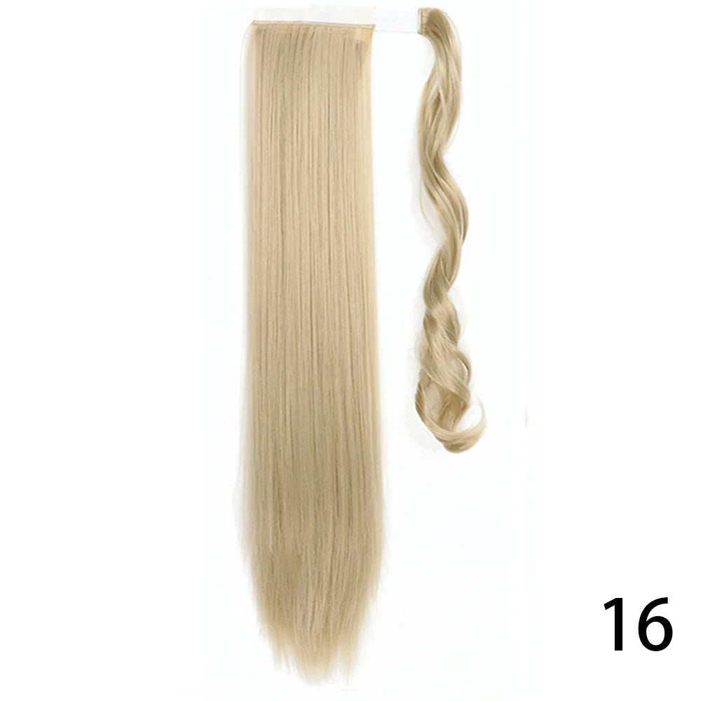 TEEK - Synthetic Long Tie Ponytail Extension