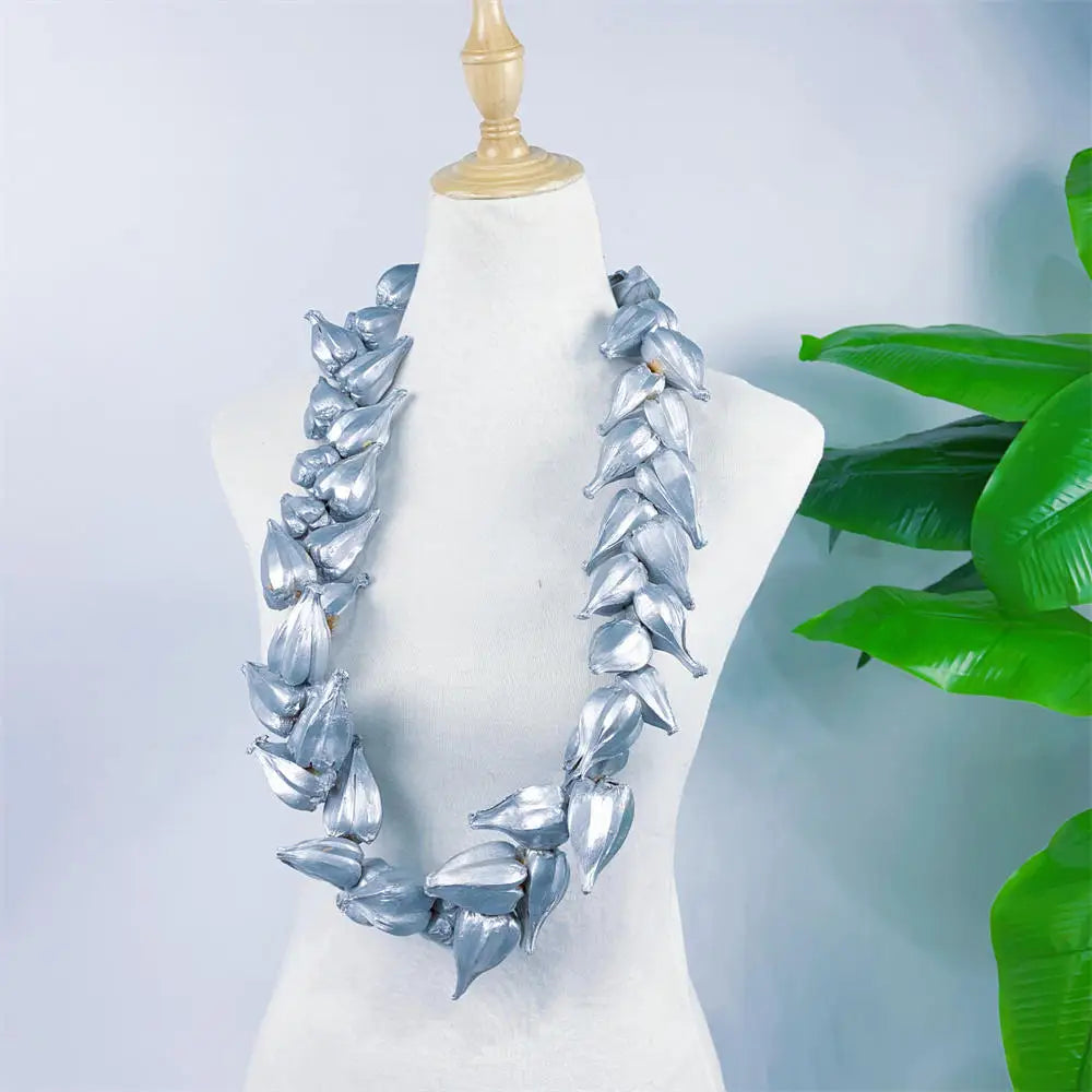 TEEK - Samoa Style Mens Necklace JEWELRY theteekdotcom Silver  