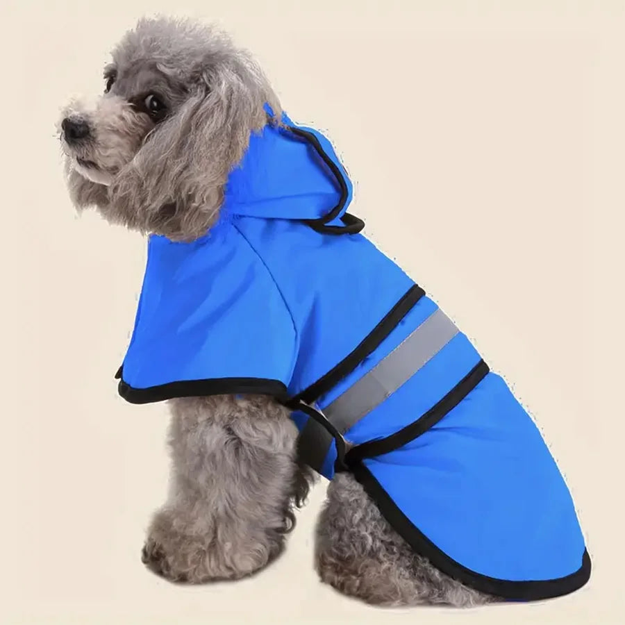 TEEK - Adjustable Waterproof Windproof Dog Raincoat PET SUPPLIES theteekdotcom Blue XS