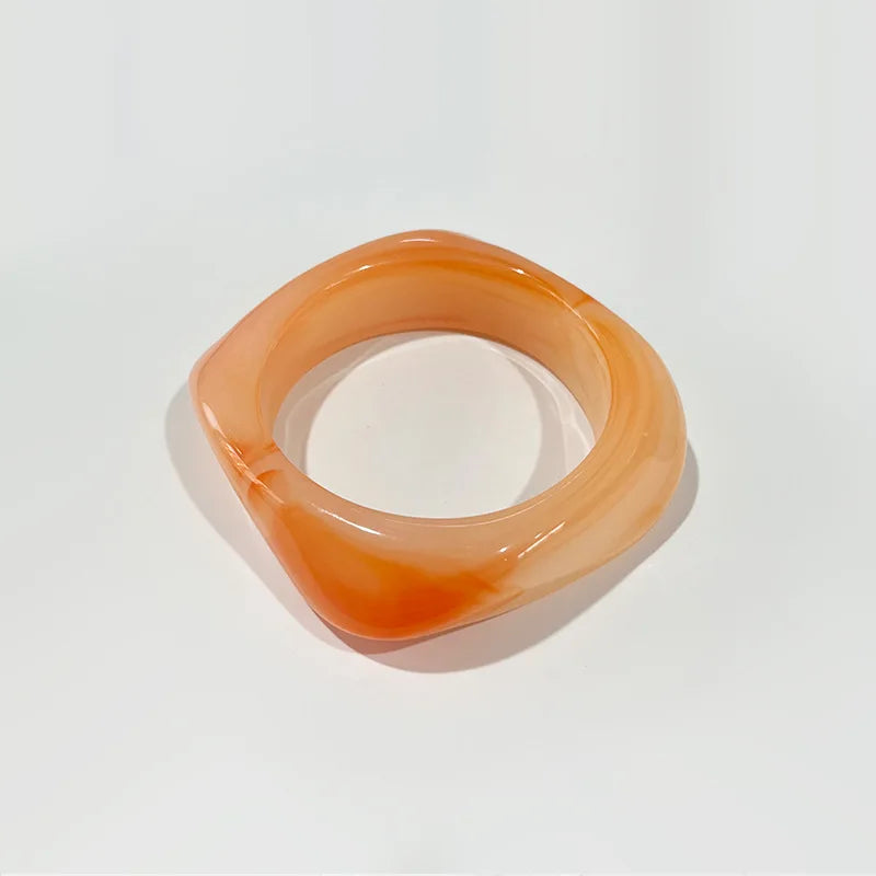 TEEK - Acrylic Colorful Square Resin Bracelet JEWELRY theteekdotcom G  