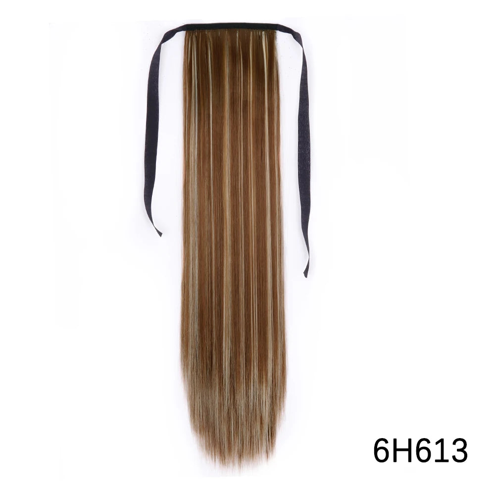 TEEK - Synthetic Long Tie Ponytail Extension