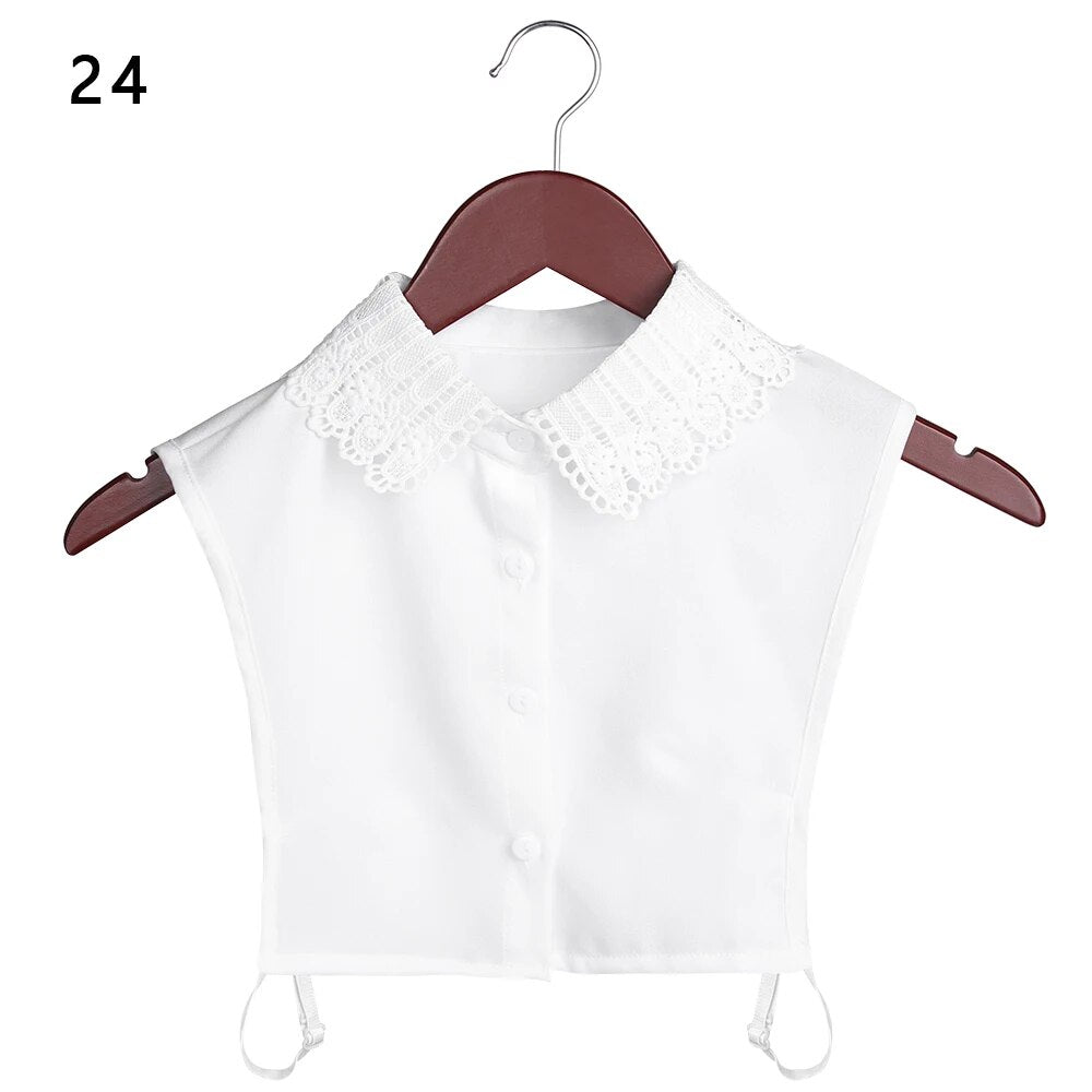 TEEK - Lapel Detachable Shirt Collars TOPS theteekdotcom C24  