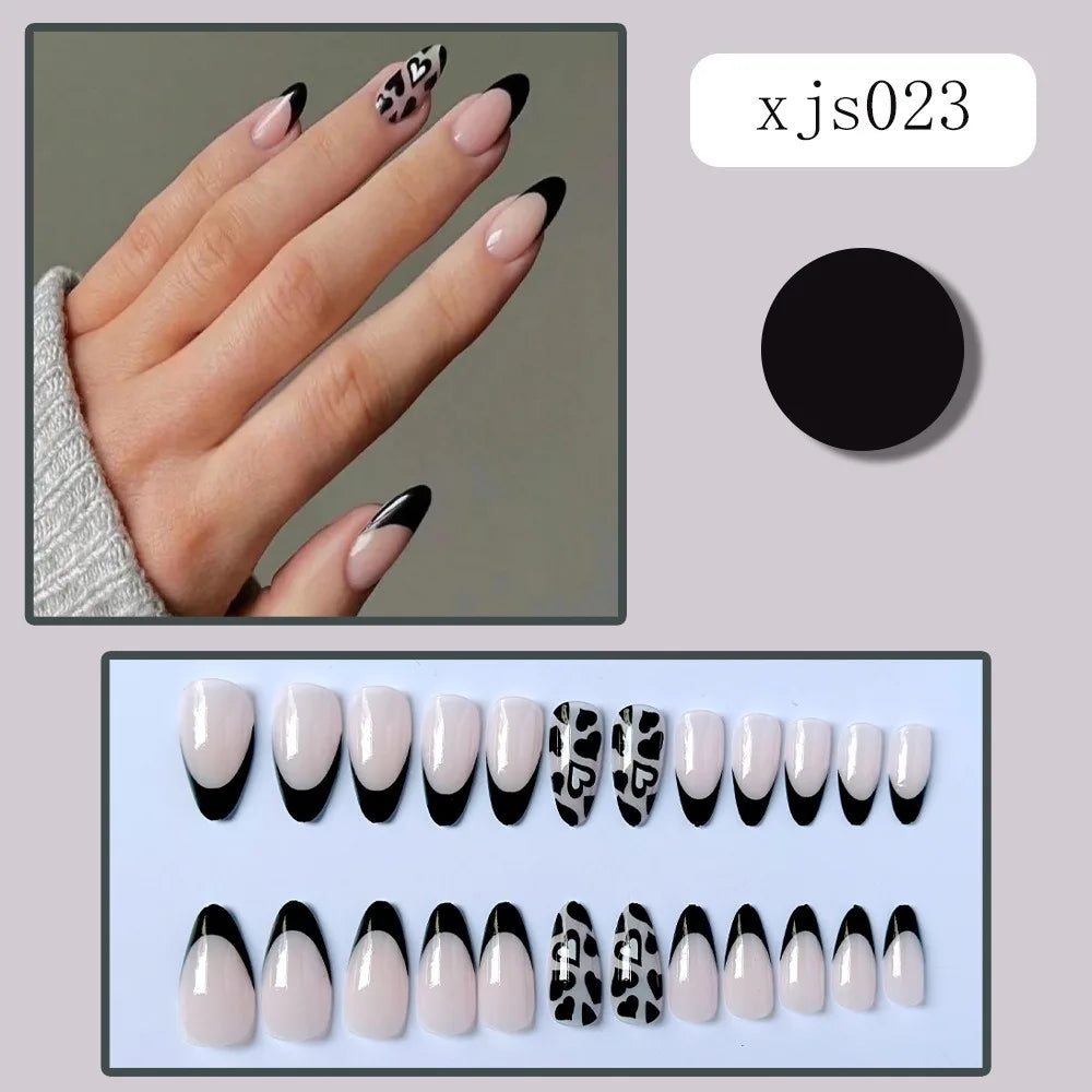 TEEK - 24pcs Shiny and Matte False Nails NAIL ART theteekdotcom xjs023  